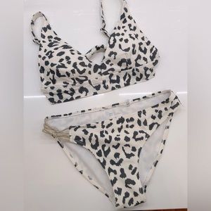 Aerie leopard print bikini